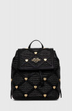 Love Moschino rucsac femei, culoarea negru, mic, neted