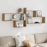 vidaXL Raft de perete stejar artizanal 167,5x18x68 cm lemn prelucrat