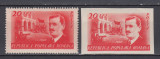 ROMANIA 1949 LP 252 LP 252 a I.C. FRIMU DANTELAT+NEDANTELAT SERII MNH