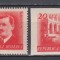 ROMANIA 1949 LP 252 LP 252 a I.C. FRIMU DANTELAT+NEDANTELAT SERII MNH