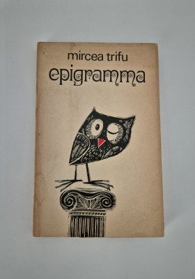 Carte cu autograf Mircea Trifu Epigrama foto