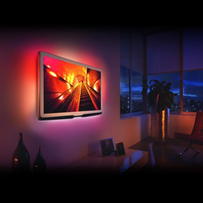 Benzi LED pentru iluminare fundal TV, cu telecomandă &amp;ndash; 40&amp;rdquo;-60&amp;rdquo; foto