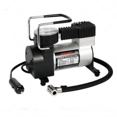 Mini Compresor auto, metalic,12V, 140 PSI, Negru