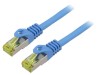 Cabluri Patch S/FTP 6a LSZH albastru 2m 27AWG, Lanberg