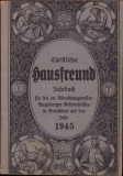 HST C1453 Christlicher Hausfreund Jahrbuch 1945 Sibiu calendar săsesc