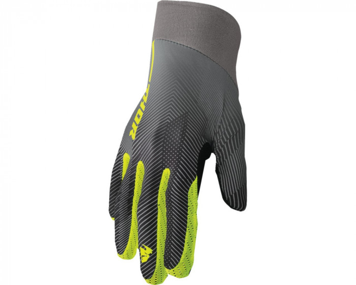 Manusi cross/enduro/atv Thor Agile, gri/verde, marime L