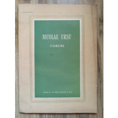 Nicolae Ursu - Coruri