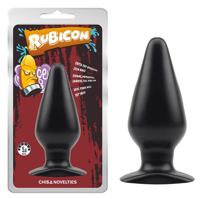 Butt Plug Chisa Novelties &raquo;Rubicon&laquo; 14 cm - Negru##
