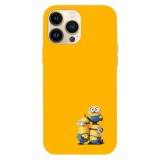 Husa compatibila cu Apple iPhone 13 Pro Max, Viceversa, model Minions from Despicable Me , Silicon, TPU, Transparent, Carcasa