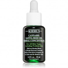 Kiehl's Cannabis Sativa Seed Oil Herbal Concentrate ser cu efect calmant pentru toate tipurile de ten, inclusiv piele sensibila 30 ml