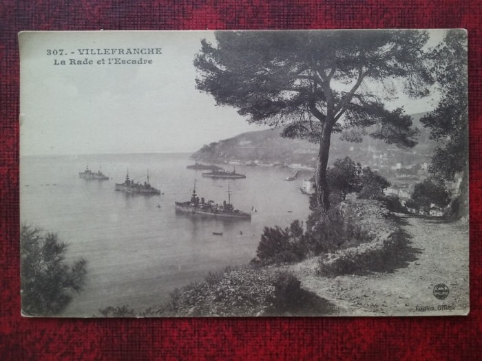 C.P. necirc.-Villefranche-Escadra in rada-Rara
