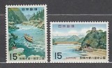 Japonia 1968 - Parcul National Hida-Kisogawa, vederi, serie neuzata