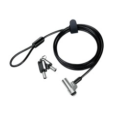 CABLU securitate LOGILINK pt. notebook, slot nano, 2 chei standard, 1.8m, cablu aliaj-zinc, permite pivotant si rotire, &amp;quot;NBS013&amp;quot; (timbru verde 0.18 le foto