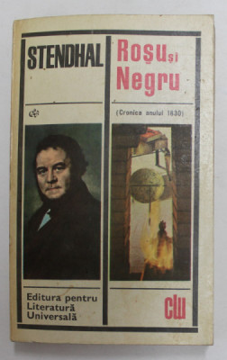 ROSU SI NEGRU , CRONICA ANULUI 1830 de STENDHAL ,1968 foto