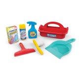 Set Joaca cosulet cu accesorii pentru curatenie, 7 piese, pentru copii, ATU-087836, Oem