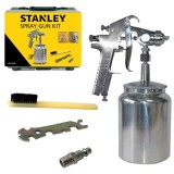 Stanley 160123XSTN - Pistol de vopsit pentru compresor 1.8 mm 1 l vas din metal