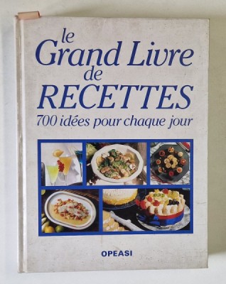 LE GRAND LIVRE DE RECETTES , 700 IDEES POUR CHAQUE JOUR , 1992 foto