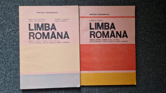 LIMBA ROMANA MANUAL PENTRU CLASELE A IX-A - XII-A - Berea-Gageanu, Popescu