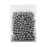 Bile Metalice Prastie 10mm, Argintii, Set 100 Bucati - Vanatoare, Tir Sportiv