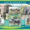 MALI 2022 - Elefanti / set complet colita + bloc