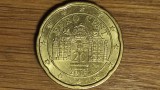 Austria - moneda de colectie - 20 euro cent 2013 - XF + superba !