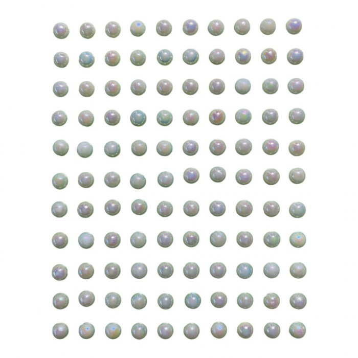 Perle autoadezive pentru machiaj Pearl Drops, pentru fata, corp, unghii, Chique (110buc)