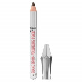 Creion Sprancene, Benefit, Gimme Brow Volumizing Pencil, 4 Warm Deep Brown, Mini