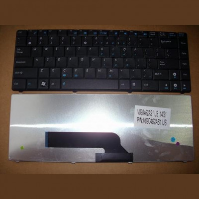 Tastatura laptop noua ASUS K40 A41 U36 Black US foto