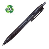 Pix Jetstream Uni-ball SXN-157E, 0. 7mm, cu mecanism, grip cauciucat, 81% din materiale reciclate, negru