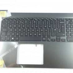 Carcasa superioara cu tastatura palmrest Laptop, Dell, Vostro 15 5568, V5568, P9XFM, HJP49, 0P9XFM, 0HJP49, AM1Q0000700, layout UK