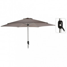 ProGarden Umbrela de soare Mandi, gri inchis, 270 cm foto
