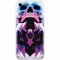 Husa silicon pentru Apple Iphone 8, Abstract Framed Skull