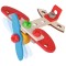 Set de Constructie din Lemn Avion, 18 piese