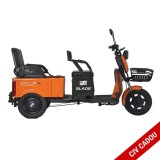 Cumpara ieftin Triciclu electric 2 in 1 BLADE DUO MAX 11, 1200W, Portocaliu / Negru, 2 locuri + bena cargo, autonomie pana la 50 km, CIV GRATUIT