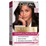 Vopsea de par permanenta Excellence Creme 300 Saten Inchis Profund Natural, 192ml, L&#039;Oreal Paris