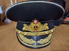 Chipiu Cascheta Casca Militara Amiral Comunista Sovietica Ruseasca 1991
