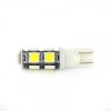 Led bec T10 1F+8Lx5050 alb rece