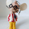 Jucari veche anii 60 soricel Topo Gigio Ed Sullivan Show, plastic, 15cm