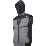 Vesta Captusita Cu Gluga / Negru-gri - 3xl