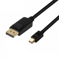 Cablu adaptor Mini DisplayPort / Thunderbolt la DisplayPort DP pentru laptop, compatibil Macbook, iMac, Lenovo, 4K 60Hz, 1.8m, ICZI