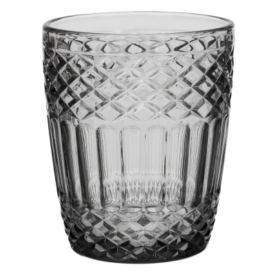 Pahar Sticlă, Squared, Culoare Gri, Capacitate 300ml foto