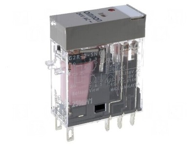 Releu electromagnetic DPDT - 12VAC - 5A foto