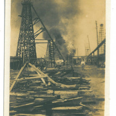 2923 - MORENI, Dambovita, Oil Wells, Romania - old postcard - unused