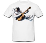 Tricou &quot; Astronaut si chitara &quot;
