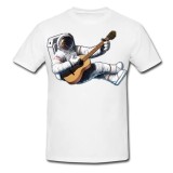 Tricou &quot; Astronaut si chitara &quot;