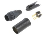 Mufă XLR 4PIN Tată Drept pe Cablu