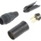 Conector XLR tată drept pe cablu