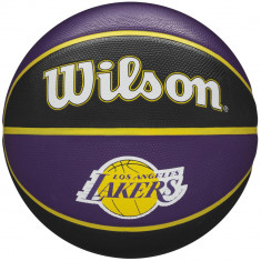 Mingi de baschet Wilson NBA Team Los Angeles Lakers Ball WTB1300XBLAL negru foto