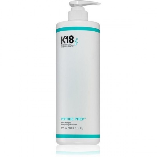 K18 Peptide Prep Detox Sampon De Par Reconstrucție/Hrană Și Hidratare Pentru Toate Tipurile De Păr 930ml