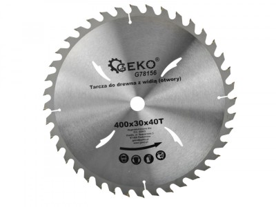 Disc pentru lemn, 400x30x40T, Geko G78156 foto